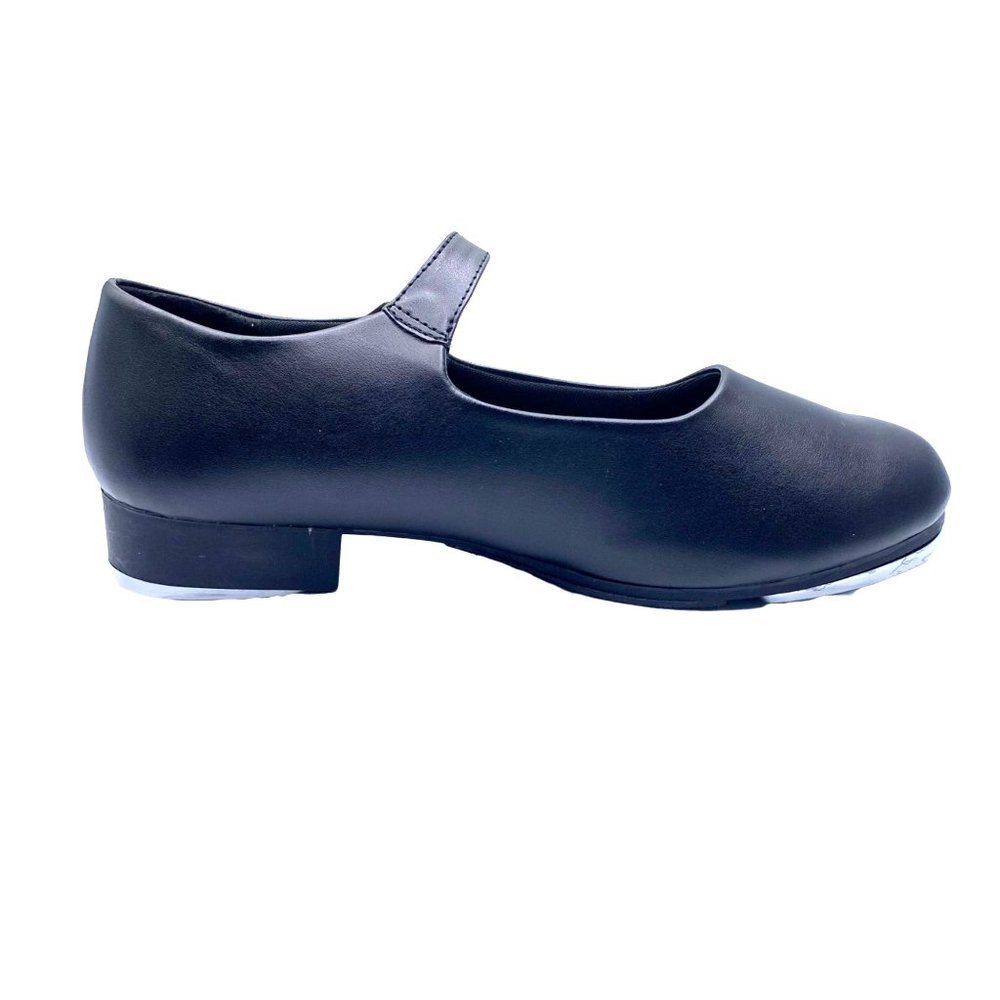 Little Girls Black Mary Jane Tap Shoes Buckle Size 11.5 New Recital Dance Class - Picture 8 of 8